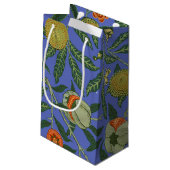 William Morris Granaatappel Blauw Kleurrijk Behang Klein Cadeauzakje (Achterkant Gekanteld)