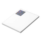 William Morris Granaatappel Blauw Kleurrijk Behang Notitieblok (Linkerzijde)