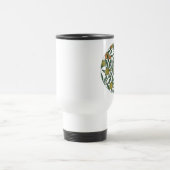 William Morris Granaatappel Blauw Kleurrijk Behang Reisbeker (Center)