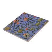 William Morris Granaatappel Blauw Kleurrijk Behang Tegeltje (Zijkant)