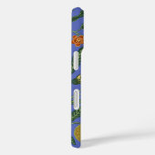 William Morris Granaatappel Blauwe Kleurrijke Beha Case-Mate iPhone Case (Achterkant / Rechts)