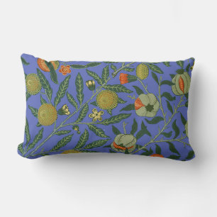 William Morris Granaatappel Blauwe Kleurrijke Beha Kussen
