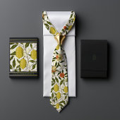 William Morris Granaatappel Citroenen Gele Vruchte Stropdas