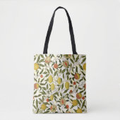 William Morris Granaatappel Citroenen Gele Vruchte Tote Bag (Voorkant)