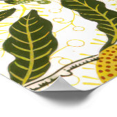 William Morris Granaatappel Citroenen Patroon Poster (Hoek)