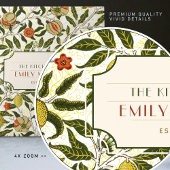 William Morris Granaatappel Citroenen  Patroon Tegeltje