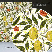 William Morris Granaatappel Citroenen  Patroon Tegeltje