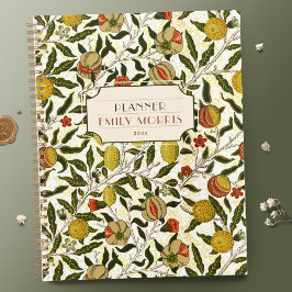 William Morris granaatappel citroenen vruchten pat Planner