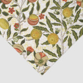 William Morris granaatappel citroenen vruchten pat Tissuepapier (Detail)