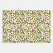 William Morris Granaatappel & Citroenvruchten Inpakpapier Vel (Voorkant 2)