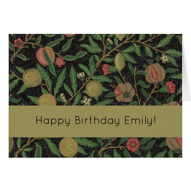 William Morris Granaatappel Classic Fruit (Voorkant Horizontaal)