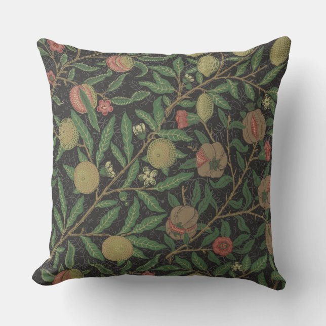 William Morris Granaatappel Classic Fruit Buitenkussen (Voorkant)