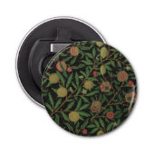 William Morris Granaatappel Classic Fruit Button Flesopener (Voorkant)