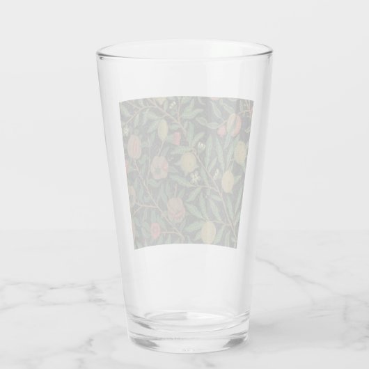 William Morris Granaatappel Classic Fruit Glas (Achterkant)