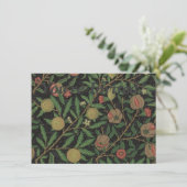 William Morris Granaatappel Classic Fruit Kaart (Staand voorkant)