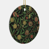 William Morris Granaatappel Classic Fruit Keramisch Ornament (Rechts)