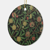 William Morris Granaatappel Classic Fruit Keramisch Ornament (Links)