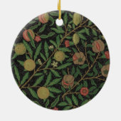 William Morris Granaatappel Classic Fruit Keramisch Ornament (Achterkant)