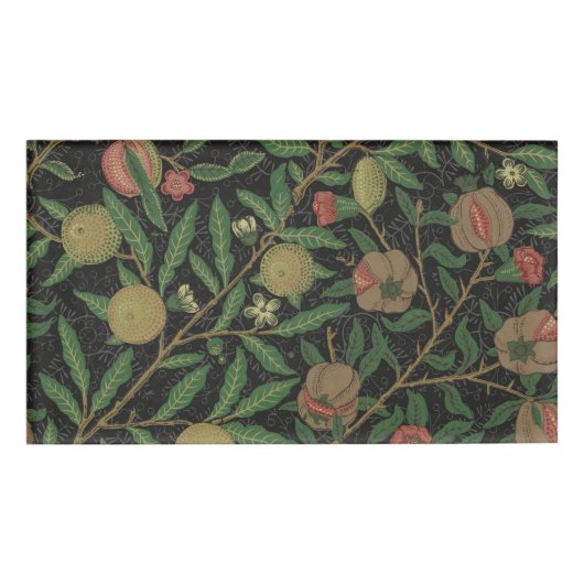 William Morris Granaatappel Classic Fruit Naambadge (Voorkant)
