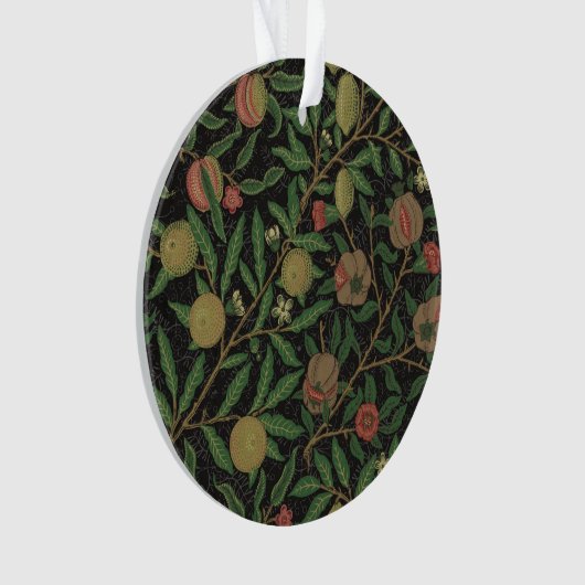 William Morris Granaatappel Classic Fruit Ornament (voorkant)