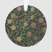 William Morris Granaatappel Classic Fruit Ornament (voorkant)