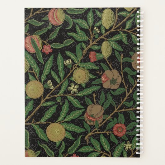 William Morris Granaatappel Classic Fruit Planner (Achterkant)