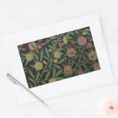William Morris Granaatappel Classic Fruit Rechthoekige Sticker (Envelop)