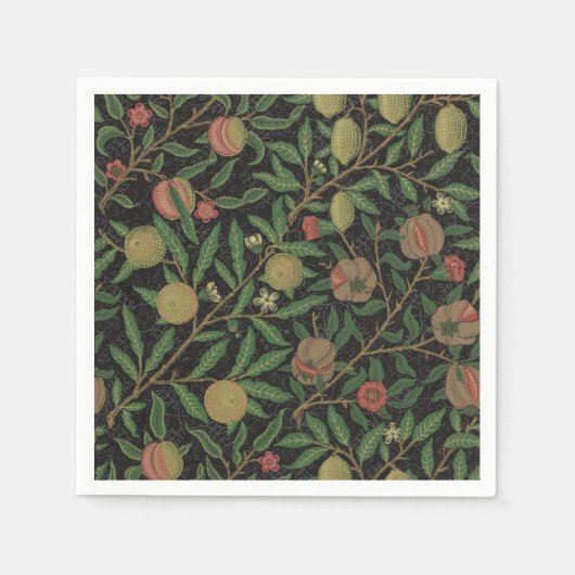 William Morris Granaatappel Classic Fruit Servet (Voorkant)