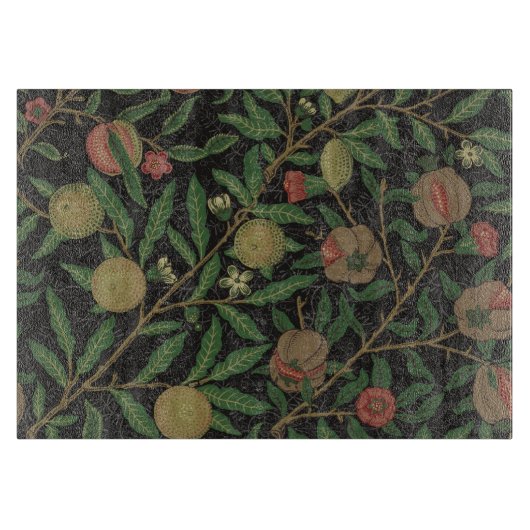 William Morris Granaatappel Classic Fruit Snijplank (Voorkant)