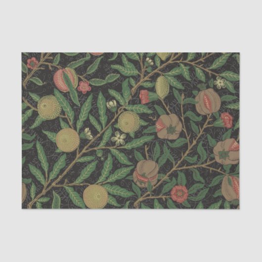 William Morris Granaatappel Classic Fruit Tissuepapier (Voorkant)