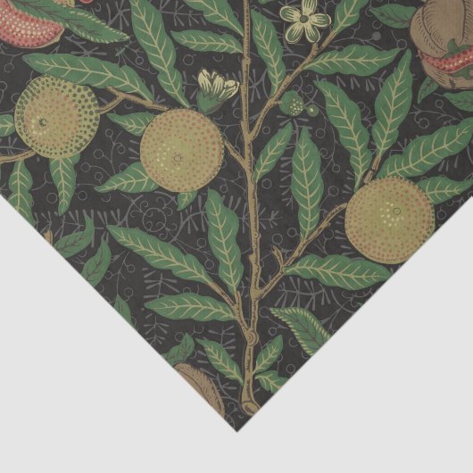 William Morris Granaatappel Classic Fruit Tissuepapier (Detail)
