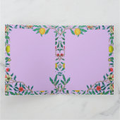 William Morris granaatappel in violette Kaart (Binnen)