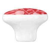 William Morris - Granaatappel Keramische Knop (Zijkant)