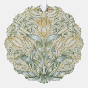 William Morris Granaatappel Patroon Antiek Lelie Ornament Kaart