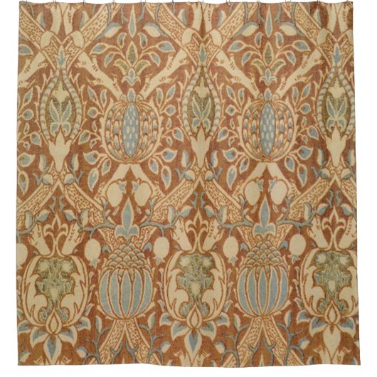 William Morris Granada Velvet Douchegordijn (Voorkant)