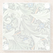 William Morris - Granville, beroemd  patroon Glazen Onderzetter (Achterkant)