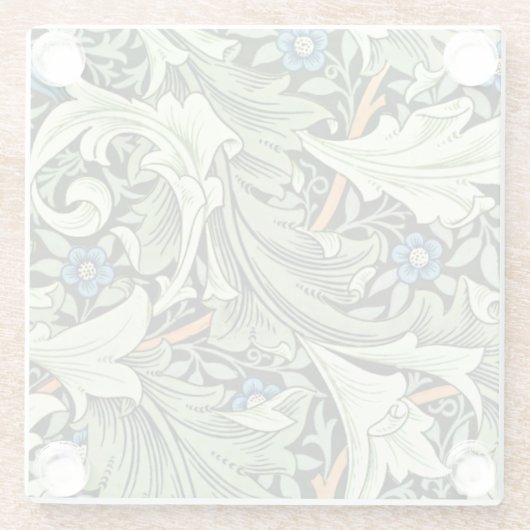 William Morris - Granville, beroemd patroon Glazen Onderzetter (Achterkant)