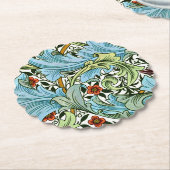 William Morris - Granville, populair patroon, Kartonnen Onderzetters (Gekanteld)