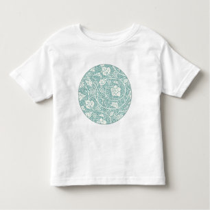 William Morris Grape Pattern Blauwgroen Turquoise Kinder Shirts