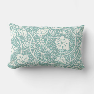 William Morris Grape Pattern Blauwgroen Turquoise Kussen