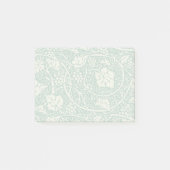 William Morris Grape Pattern Blauwgroen Turquoise Post-it® Notes (Voorkant)