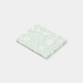 William Morris Grape Pattern Blauwgroen Turquoise Post-it® Notes (Schuin)