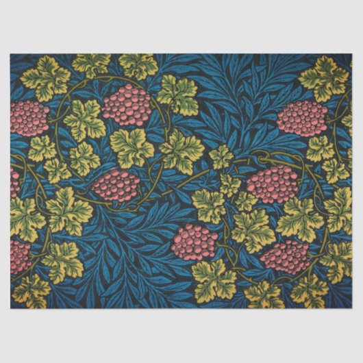 William Morris GRAPE PATTERN Tissue Paper Tissuepapier (Voorkant)