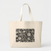 William Morris Grape Pattern Wallpaper Grote Tote Bag (Voorkant)