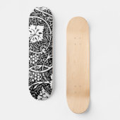 William Morris Grape Pattern Wallpaper Persoonlijk Skateboard (Voorkant)