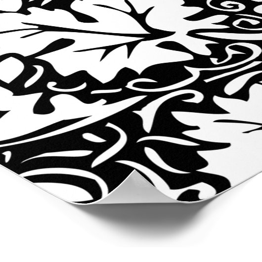 William Morris Grape Pattern Wallpaper Poster (Hoek)