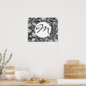 William Morris Grape Pattern Wallpaper Poster (Keuken)