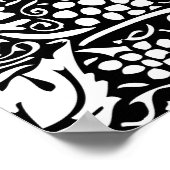 William Morris Grape Pattern Wallpaper Poster (Hoek)