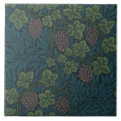 William Morris  Grape Vine Pattern Tegeltje (Voorkant)