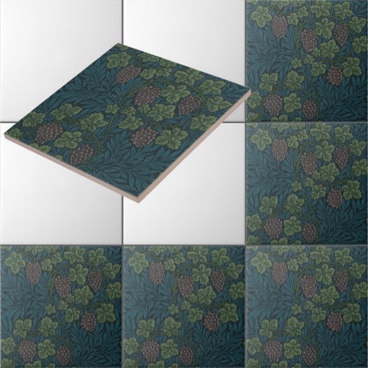 William Morris  Grape Vine Pattern Tegeltje